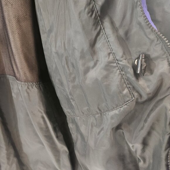 Taiga Gore-Tex Jacket Men's Large Purple Hooded Full Zip Nylon Rain Outdoor Ski - Picture 9 of 16